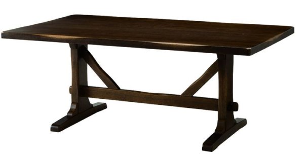 画像1: ダイニングテーブル(1200・1350・1500)(オークAP色) (1)